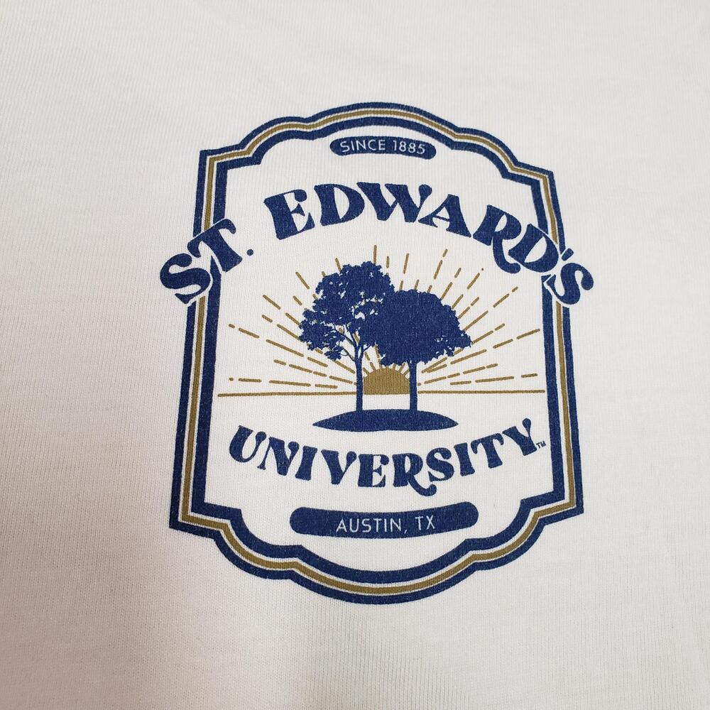 St. Edward's University Austin TX Shirt Mens XL White Graphic Tee Uscape Apparel